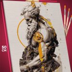Картина по номерам Религия Зевс Бог Древняя Греция 40x50