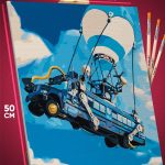 Картина по номерам Fortnite Игра Фортнайт 40x50