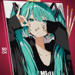 Картина по номерам Vocaloid Аниме Мику Хатсуне 40x50