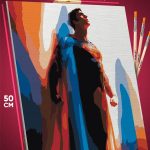 Картина по номерам DC Супермен 40x50