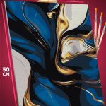 Картина по номерам Абстракция волны 40x50
