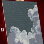 Алмазная мозаика Абстракция облака звезды 40x50