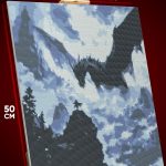 Алмазная мозаика Темная фэнтези дракон 40x50