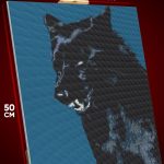Алмазная мозаика Животные Волк 40x50