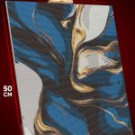 Алмазная мозаика Абстракция волны 40x50