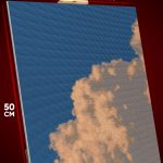 Алмазная мозаика Абстракция облака 40x50