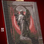 Алмазная мозаика Религия ангел статуя неон 40x50