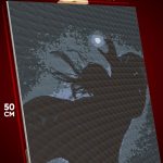 Алмазная мозаика Абстракция силуэт 40x50