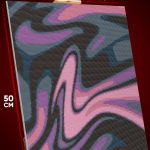 Алмазная мозаика Абстракция волны 40x50