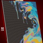 Алмазная мозаика Абстракция волны 40x50