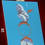 Алмазная мозаика Девушка Аниме-арт вампир 40x50