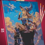 Картина по номерам Фэнтези Арт аниме ведьма 40x50