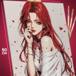 Картина по номерам Дунхуа 3D Аниме Трон отмеченный богом 40x50