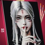 Картина по номерам Дунхуа 3D Аниме Нефритовая династия 40x50