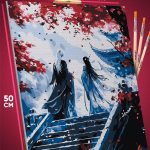 Картина по номерам Дунхуа 3D Аниме Противостояние святого 40x50
