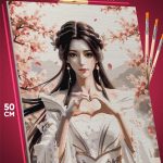 Картина по номерам Дунхуа 3D Аниме Дорогой звезд 40x50