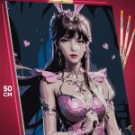 Картина по номерам Дунхуа 3D Аниме Боевой континент 40x50
