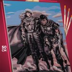 Картина по номерам Берсерк Аниме Гатс и Гриффит 40x50