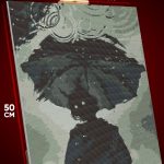 Алмазная мозаика Девушка Арт демон тень 40x50