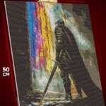 Алмазная мозаика Темная фэнтези рыцарь 40x50