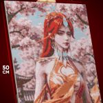 Алмазная мозаика Дунхуа 3D Аниме Лазурное наследие 40x50