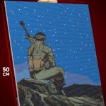 Алмазная мозаика Берсерк Аниме Гатс одинокий 40x50