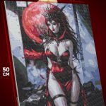 Алмазная мозаика Дунхуа 3D Аниме Страна чудес 40x50