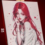 Алмазная мозаика Дунхуа 3D Аниме Трон отмеченный богом 40x50