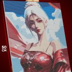 Алмазная мозаика Дунхуа 3D Аниме Нефритовая династия 40x50