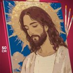 Картина по номерам Религия Иисус Христос Бог 40x50