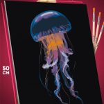 Картина по номерам Животные медуза 40x50