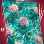 Картина по номерам Цветы розы плавающие на воде 40x50