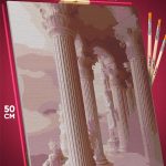 Картина по номерам Статуя античная архитектура 40x50