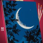 Картина по номерам Пейзаж летний природа ночь луна 40x50