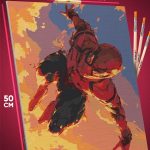 Картина по номерам Marvel Человек-паук 40x50