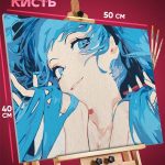 Картина по номерам Vocaloid Аниме Мику Хатсуне 40x50