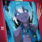Картина по номерам Vocaloid Аниме Мику Хатсуне 40x50
