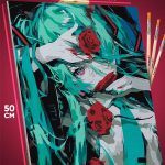 Картина по номерам Vocaloid Аниме Мику Хатсуне 40x50