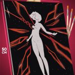 Картина по номерам Евангелион Аниме Рей Аянами 40x50