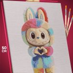 Картина по номерам Лабубу Labubu 40x50