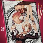 Картина по номерам Эльфийская песнь Аниме 40x50