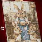 Алмазная мозаика Животные Арт заяц кролик милые 40x50