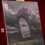 Алмазная мозаика Темная фэнтези портал зеркало 40x50
