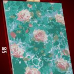 Алмазная мозаика Цветы розы плавающие на воде 40x50