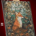 Алмазная мозаика Животные Лиса витраж 40x50