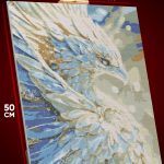 Алмазная мозаика Фэнтези птица Феникс 40x50