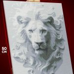 Алмазная мозаика Животные Король лев 40x50