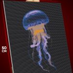 Алмазная мозаика Животные медуза 40x50
