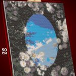 Алмазная мозаика Цветы ромашки 40x50