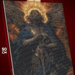 Алмазная мозаика Религия ангел архангел меч воин 40x50